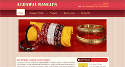 Desktop Screenshot of agrawalbangles.com